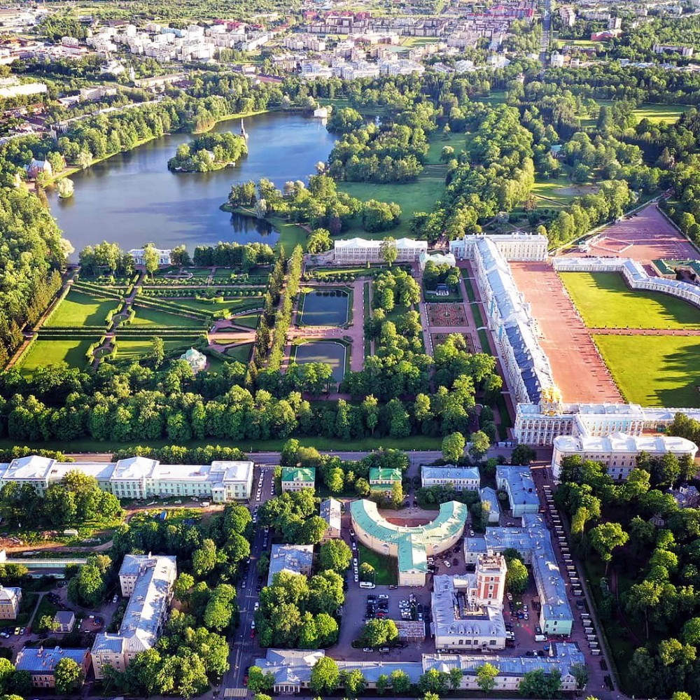Питер Екатерининский дворец парк