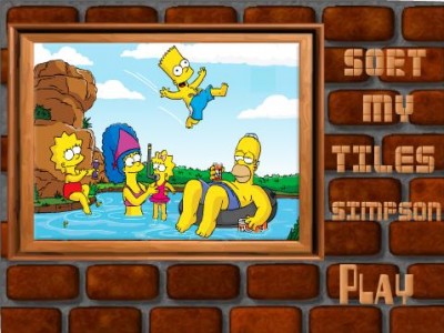 Sort My Tiles The Simpsons