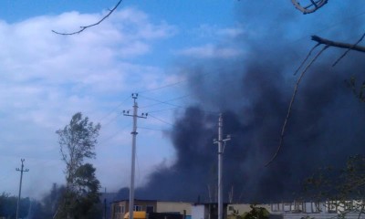 пожар в новокузнецке