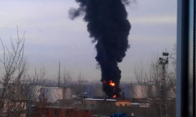 Пожар в Красноярске 1