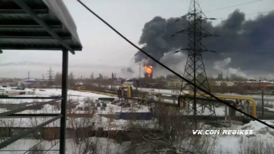 Уникальные кадры в момент взрыва на заводе СК в Омске 06.03.2014