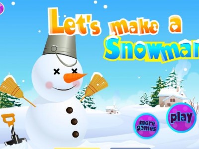 Let's make a snowman