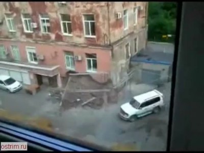 Обрушение дома во Владивостоке