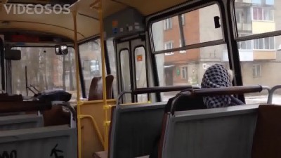 Бабка довела водителя автобуса