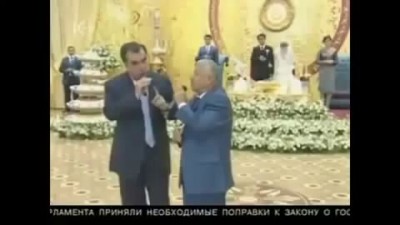 Пьяный Президент Таджикистана поет песню ЭМОМАЛИ РАХМОН +18