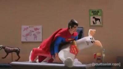Супермен привёл пса на кастрацию