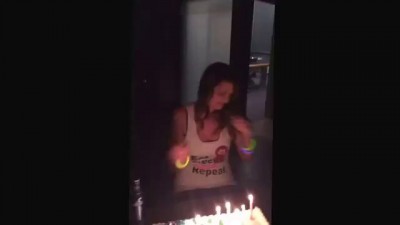 Birthday cake gone wrong