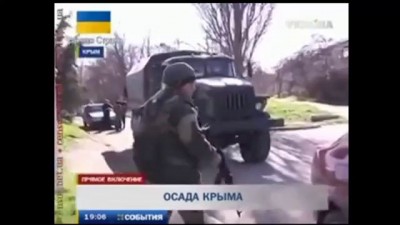 Русский солдат в Крыму
