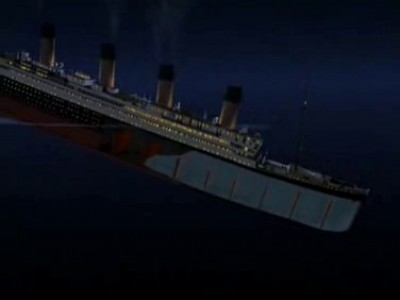 Схема катастрофы "Титаника"
