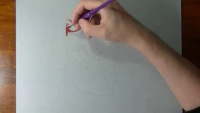 How I draw an empty potato chips bag