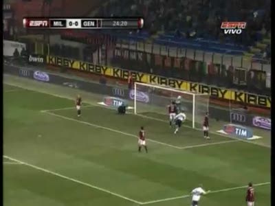 AC Milan 5 vs 2 Genoa  - (06/01/2010) All Goals Serie A