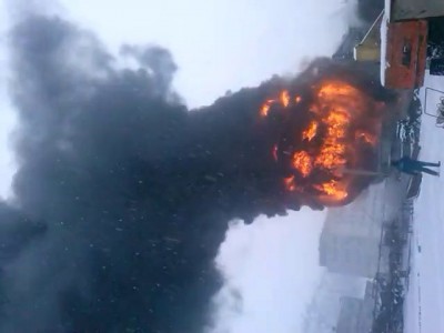 Пожар на АПЛ "Краснодар"