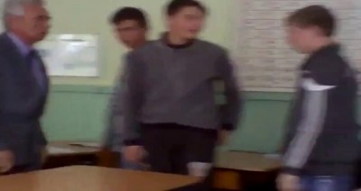 Russian Student Attacks His Teacher!