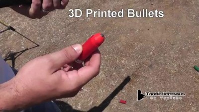 Американец напечатал первые пули на 3D-принтере