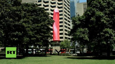 Australia: See an 18-metre CONDOM