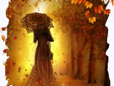 Осенняя женщина.