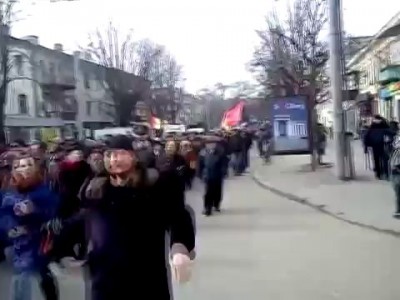В Одессе прошел многотысячный марш против Евромайдана