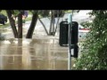 FireTruck in Melbourne Australia Flood