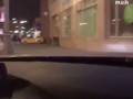 Мажор едет на BMW по тротуару возле Кремля