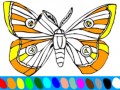 раскраска бабочка 2