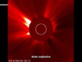 Mysterious Planet Sized Object Invisible Caught By SOHO, Sept 25, 2014