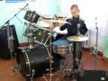 Виктор Цой - Песня Без Слов - Drum Cover - Барабанщик Даниил Варфоломеев 11 лет.