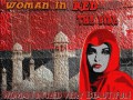graffiti collage "Woman in red"