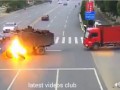 Brutal Car Crash Real Video Caught On Camera (China)