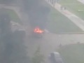 Взрыв авто во дворе