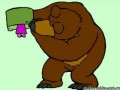 Раскраска "Маша и медведь"