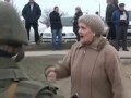 Самооборона Крыма победила украинскую бабушку. Позор.