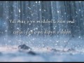 Glaw - Meinir Gwilym (geiriau / lyrics)