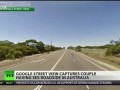 Google Street View заснял пару занимающуюся сексом на капоте
