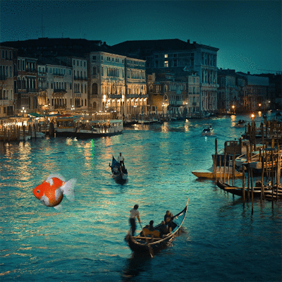 fishes over Venice