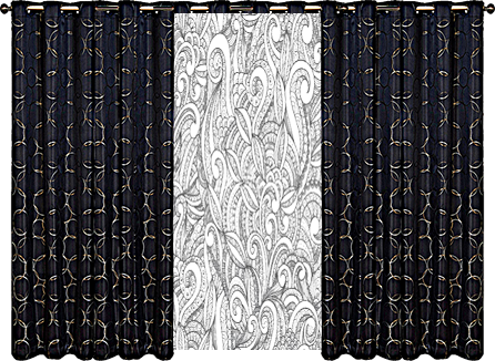 Meridian+нккGrommet+Window+Curtain+Panel