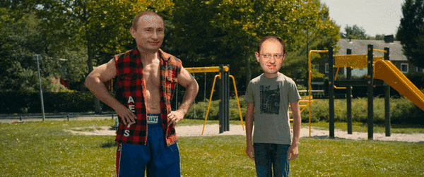 Путин с вертухи по яценюку