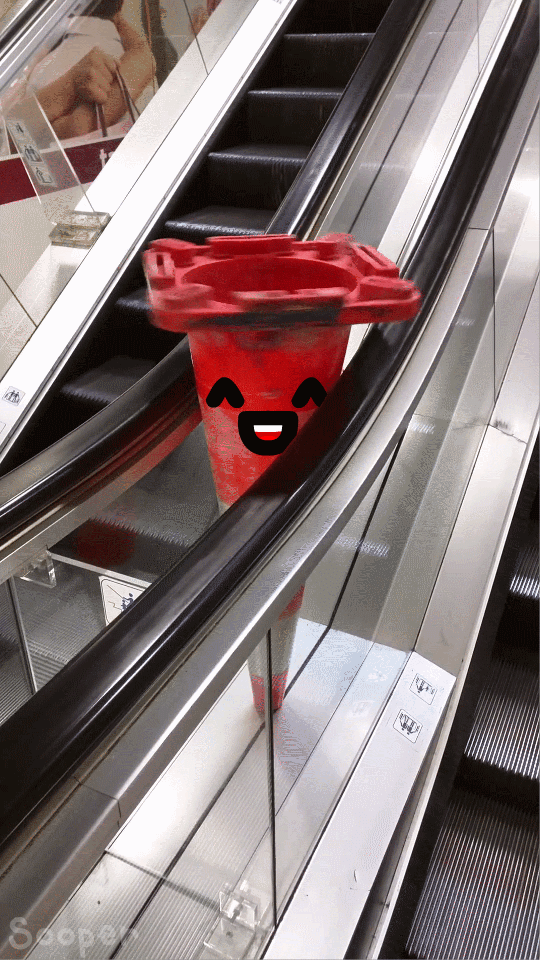 real-life-doodles-гифки-эскалатор-3010792