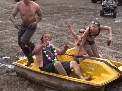 Emotional roller coaster on the mud boat - Imgur