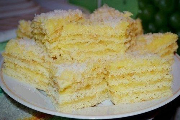 29-Творожный торт «Рафаэлло» с молочным кремом