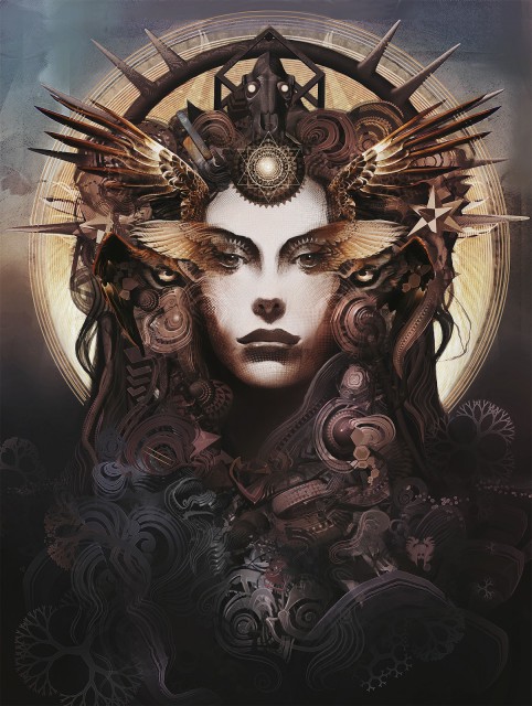 Goddess of Dust by Android Jones