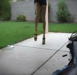 На шпильках