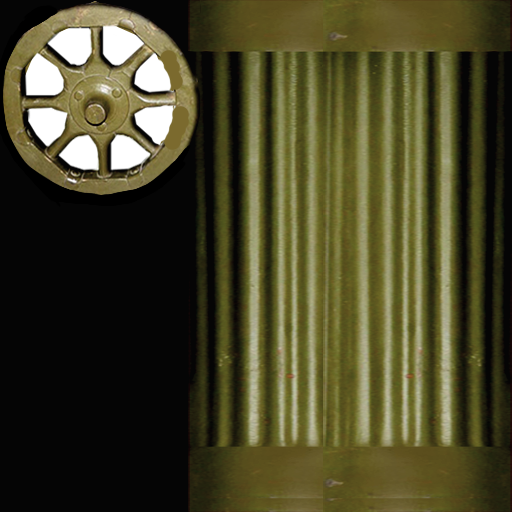 колесо зеленое