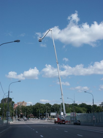 Высоко сижу, далеко гляжу….