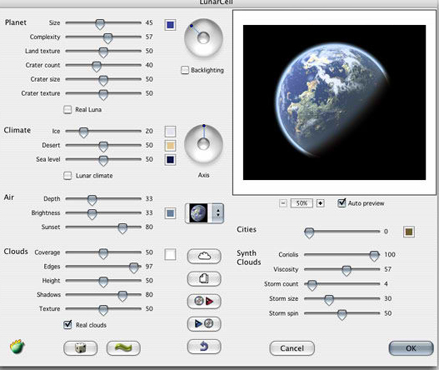 для создания планет  planetcreate