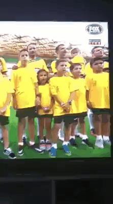 Craig Foster hugging his daughter