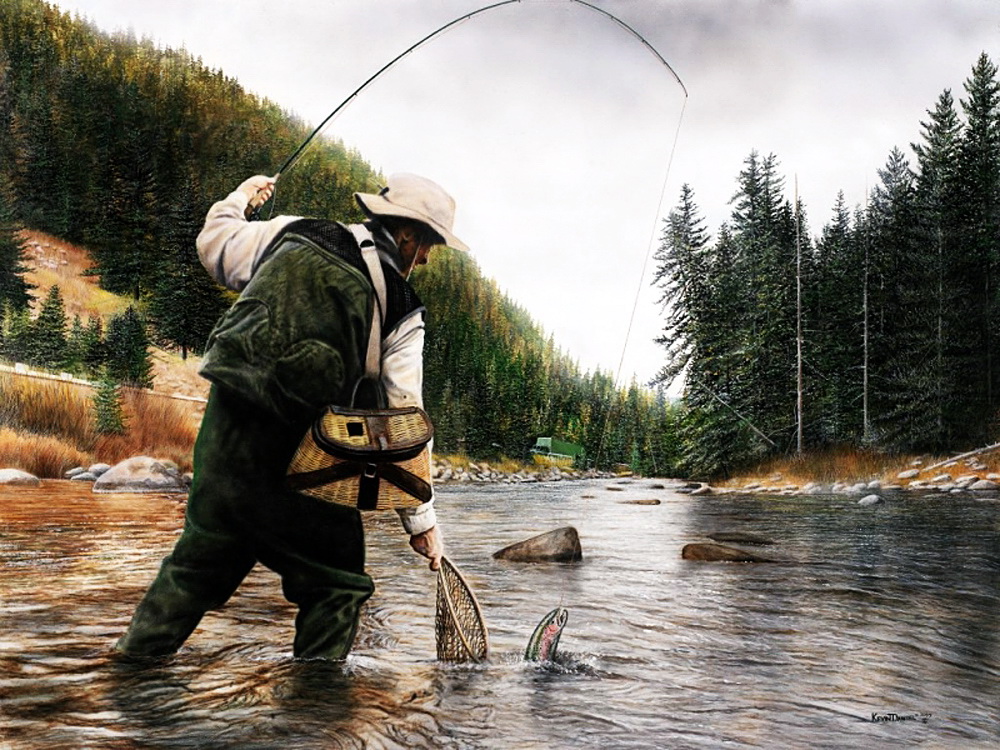 Братья ловят рыбу. Охота и рыбалка. Картина Рыбак. Пейзаж с рыбаком. Рыбалка картина.