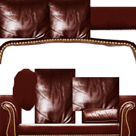карта на диван коричневый