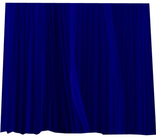 шторы синие