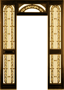 door golden street