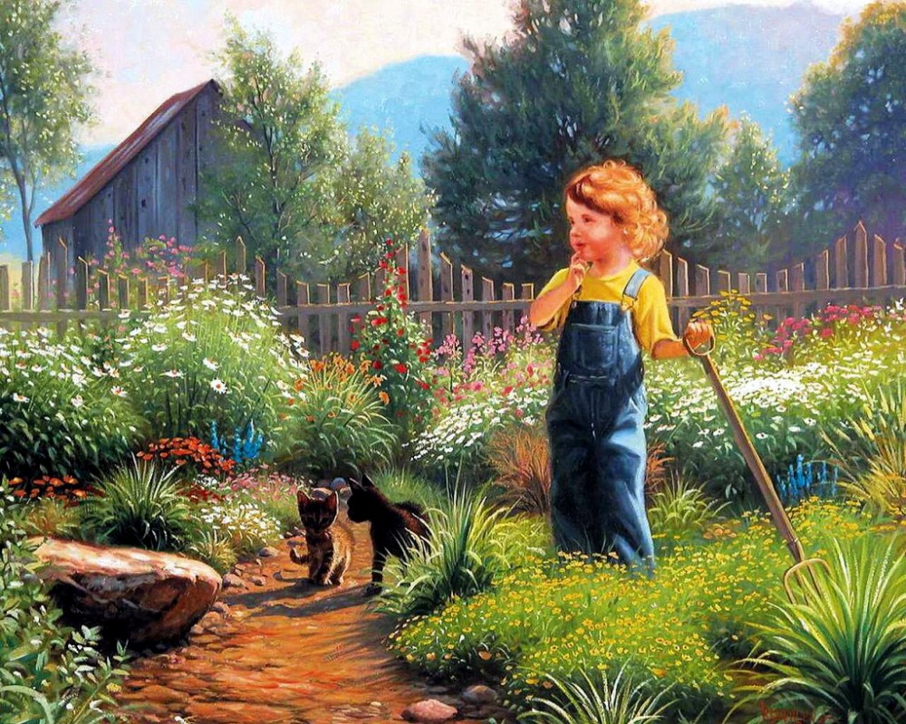 Художник Mark Keathley деревенская жизнь